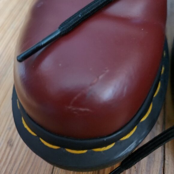 Doc Dr Martens Air Wair 1460 Women's Smooth Leather Lace Up Boots US 8 / EU 39 - Picture 3 of 5